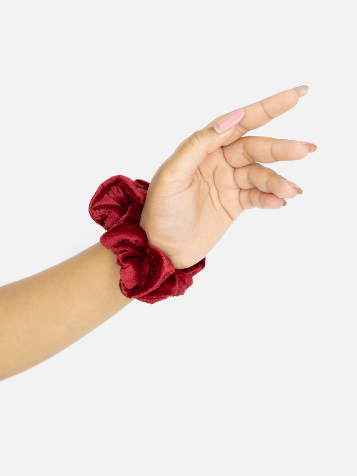 Mini Red Velvet Scrunchie