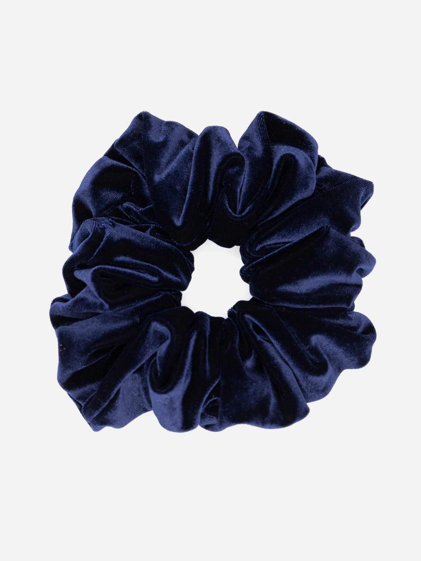 Jumbo Blue Velvet Scrunchie