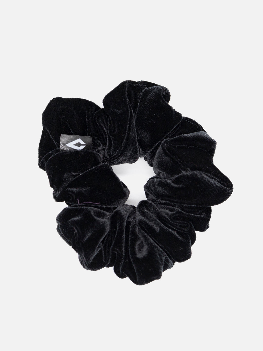 Mini Black Velvet Scrunchie