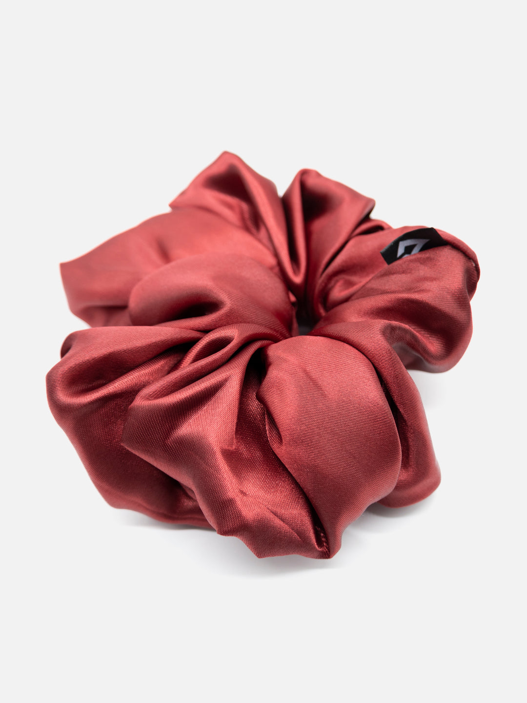 Jumbo Red Satin Scrunchie