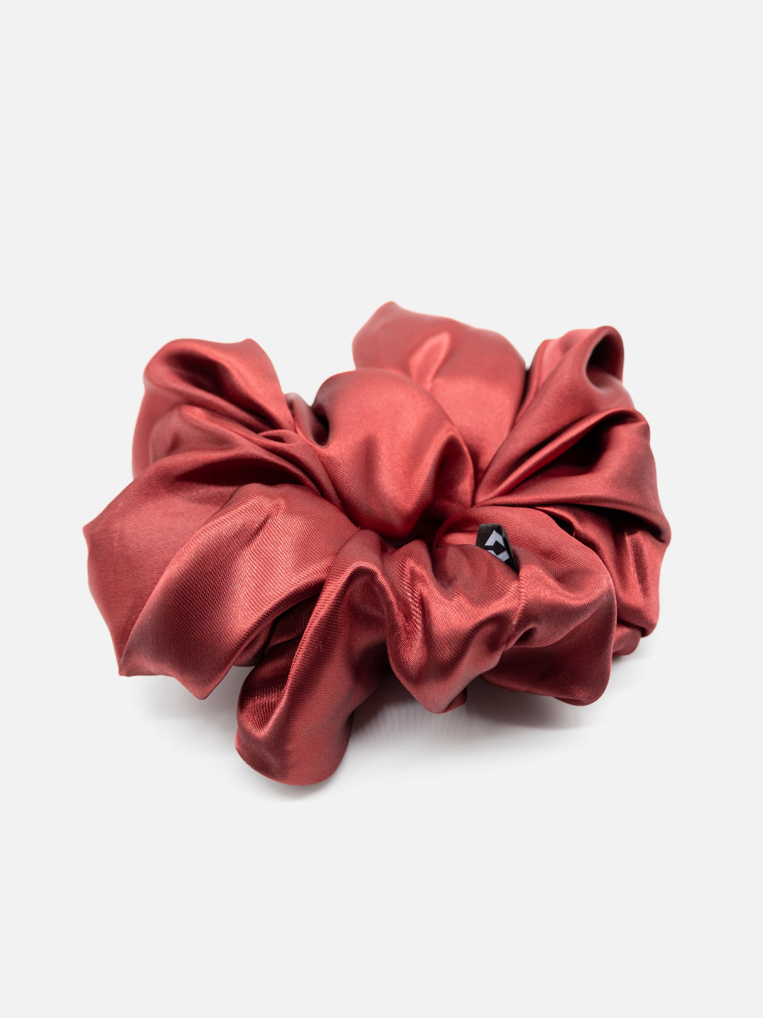 Jumbo Red Satin Scrunchie