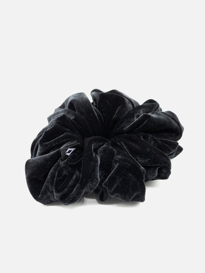 Jumbo Black Velvet Scrunchie